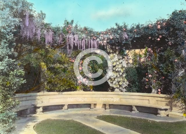 "New Place," William Henry Crocker house, 80 New Place Road, Hillsborough, California, 1917. Creator: Frances Benjamin Johnston.