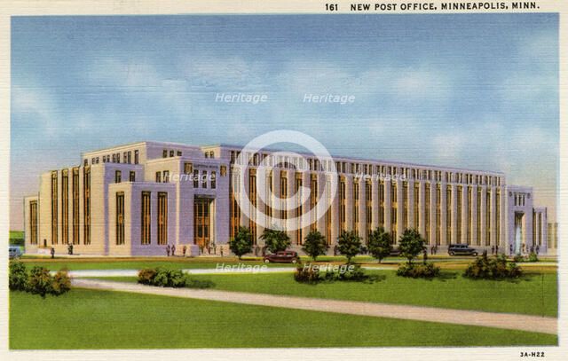 New Post Office, Minneaplis, Minnesota, USA, 1935. Artist: Unknown