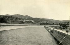 New Port of Salina Cruz, on the Pacific: The Great Dry Dock 1919. Creator: Unknown