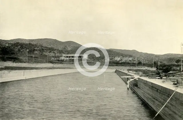 'New Port of Salina Cruz, on the Pacific: The Great Dry Dock', 1919. Creator: Unknown.
