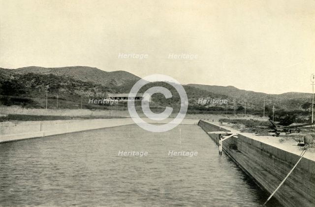 'New Port of Salina Cruz, on the Pacific: The Great Dry Dock', 1919. Creator: Unknown.
