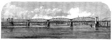 New railway-bridge over the Rhine, near Mayence, 1862. Creator: Unknown