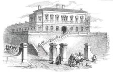 New Railway Station in Tithebarn-Street, Liverpool, 1850. Creator: Unknown