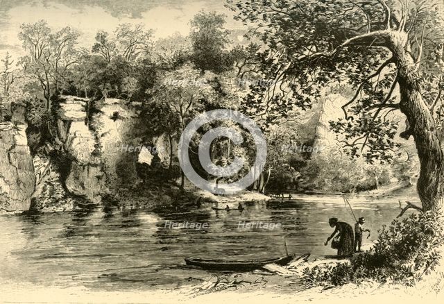 'New River at Eggleston's Springs', 1872.  Creator: William Ludwell Sheppard.