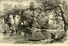 New River at Eggleston's Springs 1872. Creator: William Ludwell Sheppard