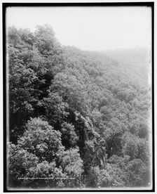 New River canyon, W. Va. from Hawk's Nest, c1913. Creator: Unknown