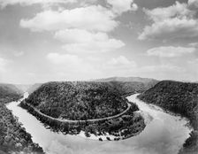 New River Canyon, W. Va. from Hawk's Nest, c.between 1910 and 1920. Creator: Unknown