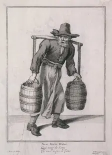 New River Water Cries of London, (c1688?). Artist: Anon