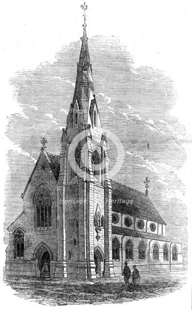 New Roman Catholic church, Rusholme, Manchester, 1862. Creator: Unknown.