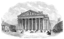 New Royal Exchange, (from the architect's drawing), 1844. Creator: Unknown