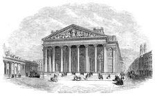 New Royal Exchange, (from the architect's drawing), 1844. Creator: Unknown