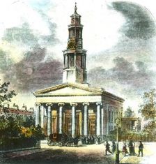 New St. Pancras Church 19th century. Creator: Unknown