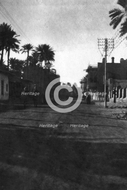 New Street, Baghdad, 1918. Artist: Unknown