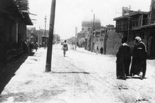 New Street, Baghdad, Mesopotamia, WWI, 1918