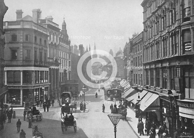 'New Street, Birmingham', c1896. Artist: Poulton & Co.