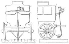 New street railway at Manchester, with omnibus perambulator, 1861. Creator: Unknown
