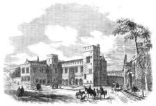 New school buildings at Eton College, 1862. Creator: Unknown