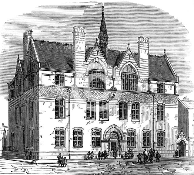 New Schools, Harper-Street, New Kent-Road, 1874. Creator: Unknown.