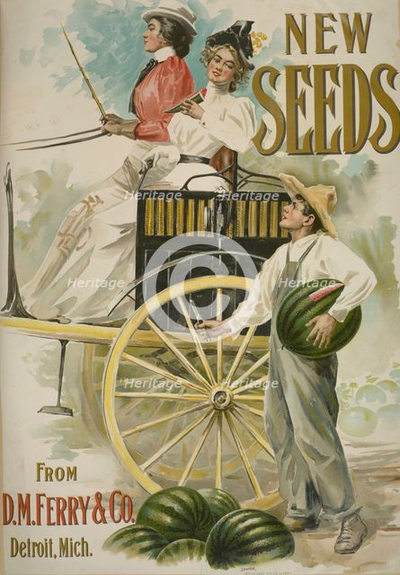 New seeds, c1895 - 1917. Creator: Calvert Litho Co.