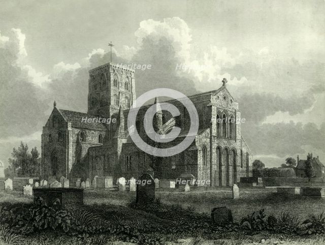 'New Shoreham Church', 1835. Creator: Charles J Smith.