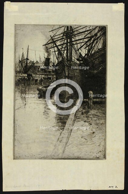 New South Ferry, 1904. Creator: Charles Frederick William Mielatz.