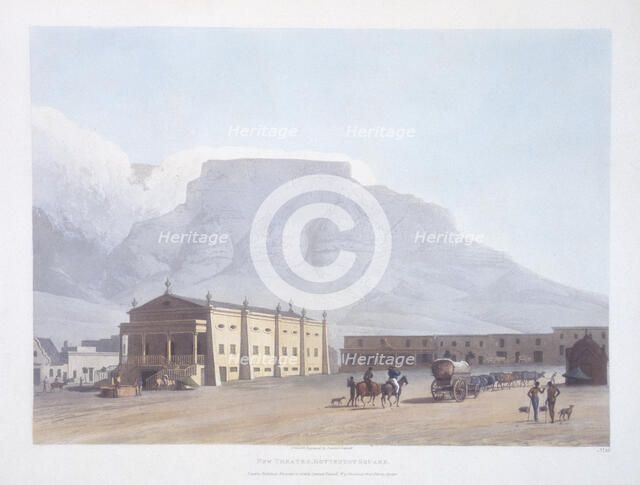 New Theatre, Hottentot Square, Africa, 1804. Creator: Samuel Daniell.