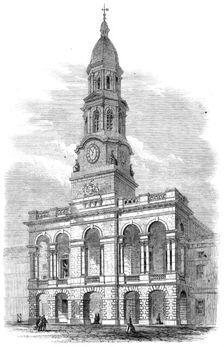 New townhall of Adelaide, South Australia, 1864. Creator: Unknown