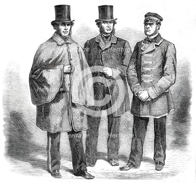 New uniform for the letter-carriers, mail-guards, and drivers, in the employ of the..., 1860. Creator: Unknown.