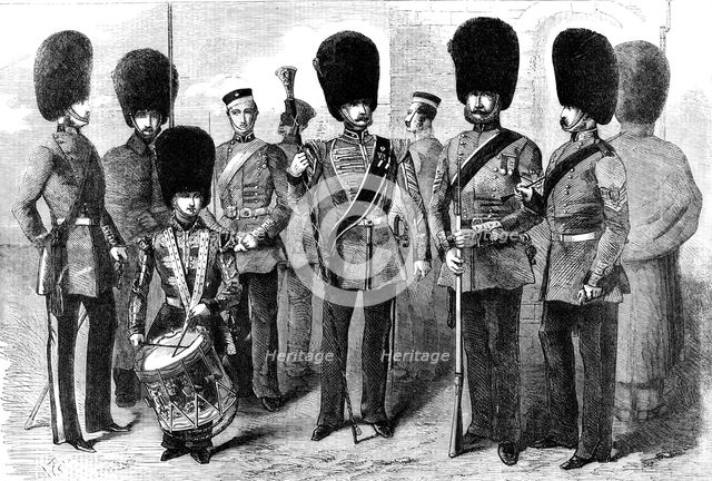New Uniform of the Coldstream Guards, 1856.  Creator: Unknown.