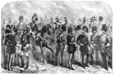 New Uniforms of the British Cavalry, 1856. Creator: Charles William Sheeres