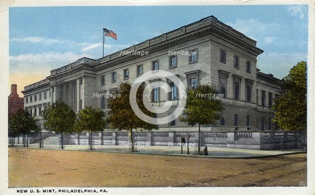 New US Mint, Philadelphia, Pennsylvania, USA, 1914. Artist: Unknown