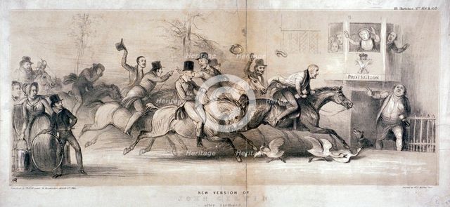 'New version of John Gilpin, after Stothard', 1846. Artist: Anon