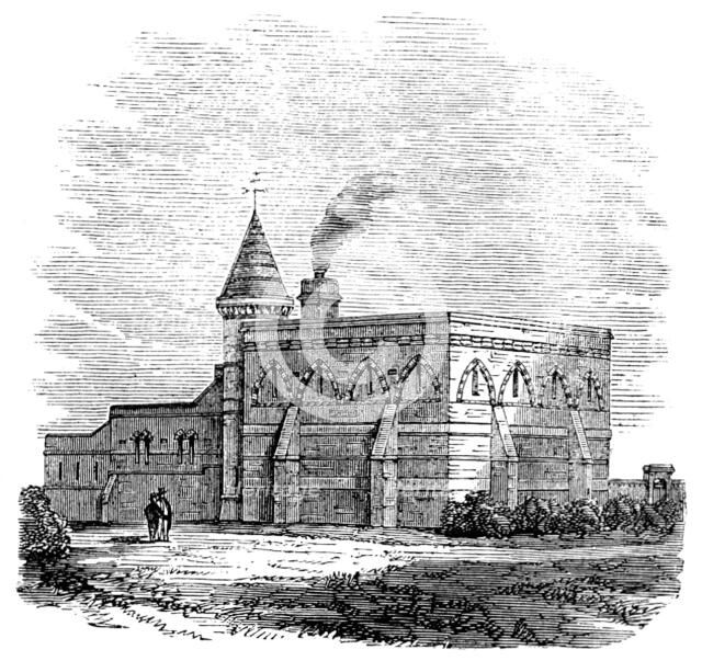 New waterworks at Caterham, Surrey, 1862. Creator: Unknown.