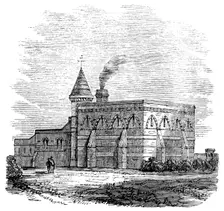 New waterworks at Caterham, Surrey, 1862. Creator: Unknown