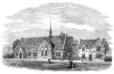 New Wesleyan schools at Blackburn, Lancashire, 1862. Creator: Unknown