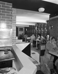 New Wimpy Bar, Barnsley, South Yorkshire, 1960. Creator: Michael Walters
