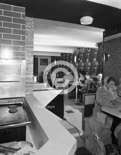 New Wimpy Bar, Barnsley, South Yorkshire, 1960.  Creator: Michael Walters.