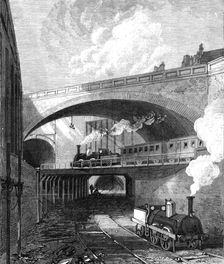 New works on the Metropolitan Railway: entrance to the Clerkenwell Tunnel, 1868. Creator: Unknown