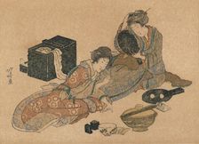 New-Year Card or Surimono c1890