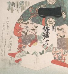 New Year Decoration and a Set of Bed-Clothing, 18th-19th century. Creator: Hachifusa Shuri