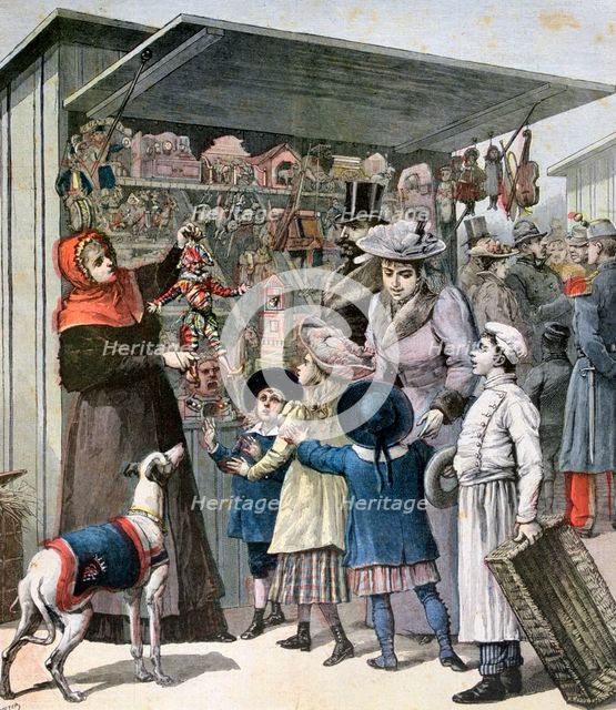 New Year's Day, Paris, 1892. Artist: Henri Meyer