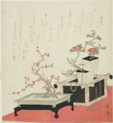 New Year’s Flower Arrangement, Japan, c. 1820s. Creator: Ikeda Eisen
