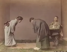 New Year's Rituals, c1885. Creator: Unknown