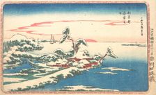 New Year's Sunrise after Snow at Susaki, ca. 1831., ca. 1831. Creator: Ando Hiroshige