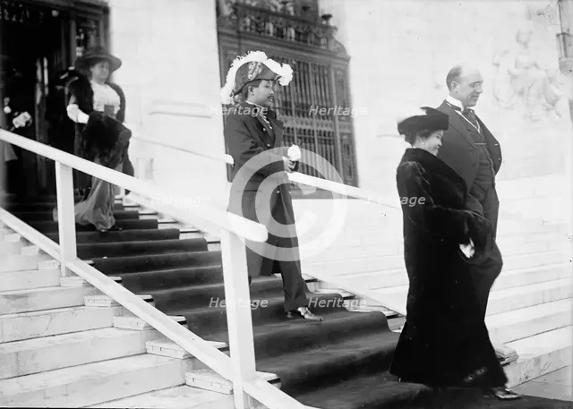 New Years Breakfasts, Pan American Union, 1913. Creator: Harris & Ewing.