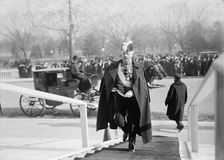 New Years Breakfasts, Pan American Union. Minister Brun of Denmark, 1913. Creator: Harris & Ewing