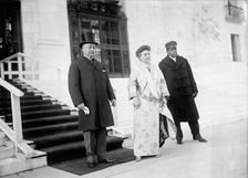 New Years Breakfasts, Pan American Union - Secretary Knox And Mrs. Knox, 1913. Creator: Harris & Ewing