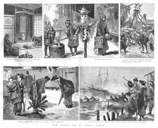 'New Years Day at Tokio, Japan 1890. Creator: Unknown