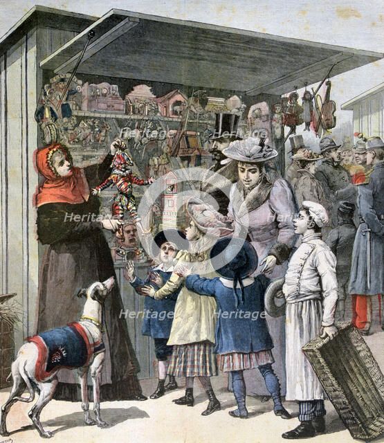 New Year's Day, Paris, 1892. Artist: Henri Meyer