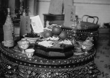 New Years feast, Chinatown 2/18/12, 1912. Creator: Bain News Service